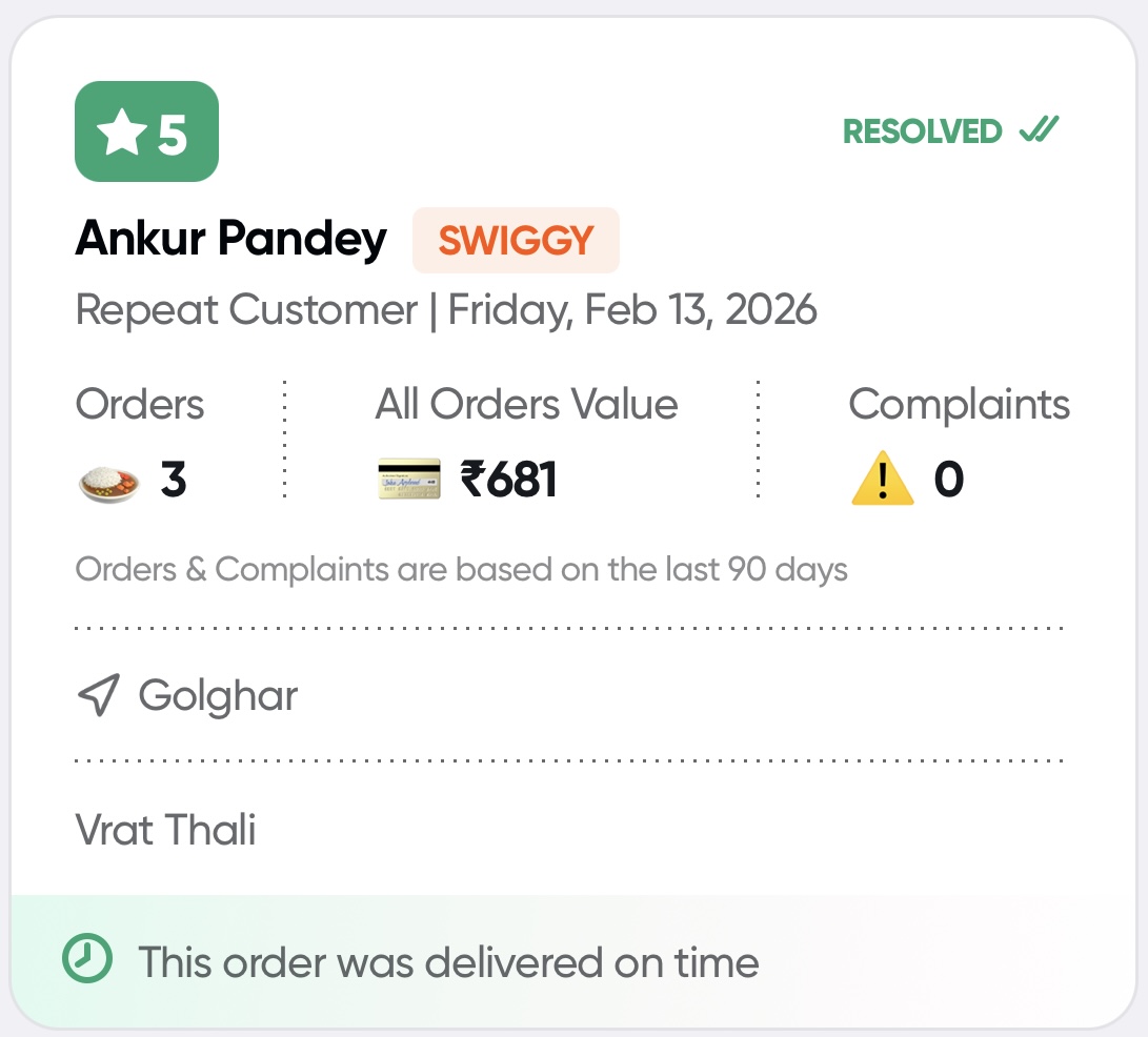 Swiggy review 2